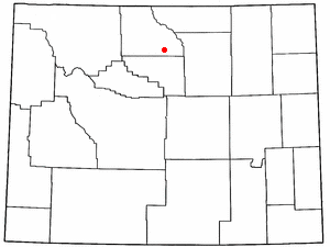 Locator map of Hyattville