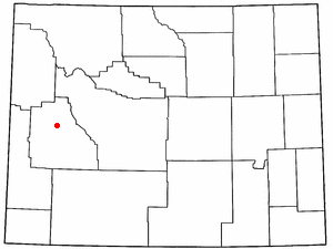 Locator map of Cora