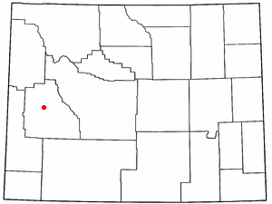 Locator map of Daniel