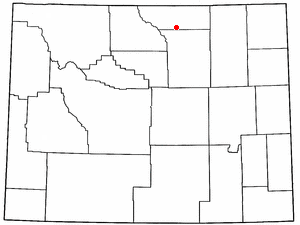 Locator map of Story