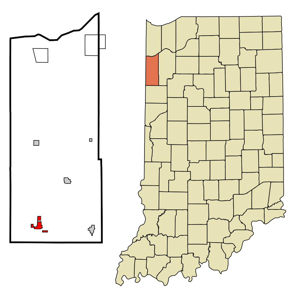 Locator map of Kentland