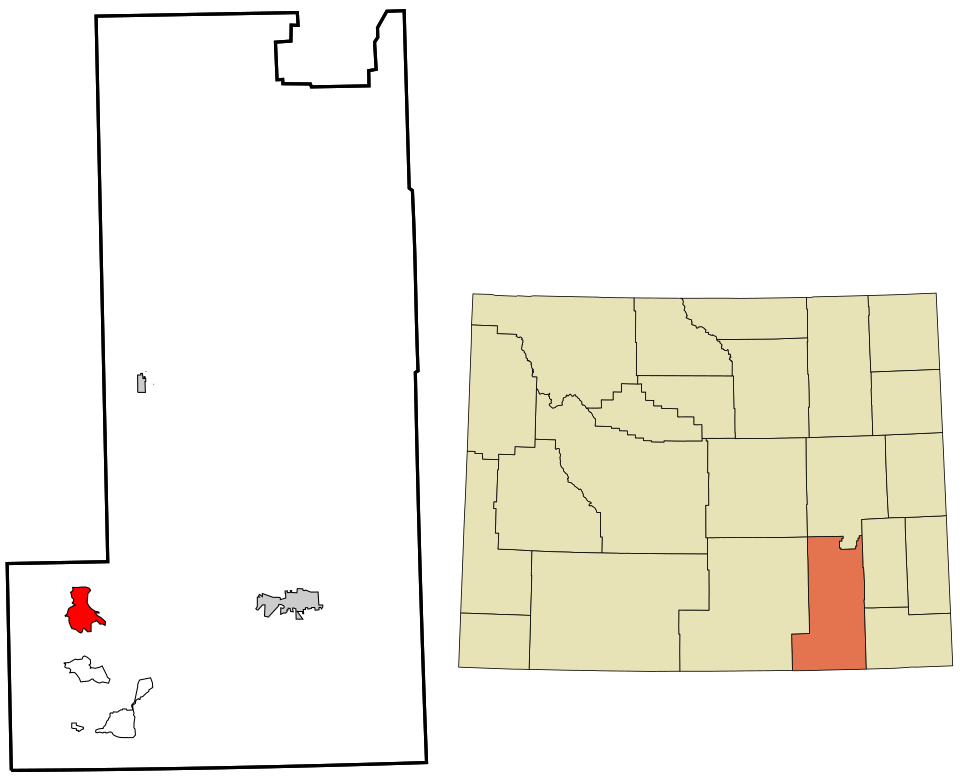 Locator map of Centennial