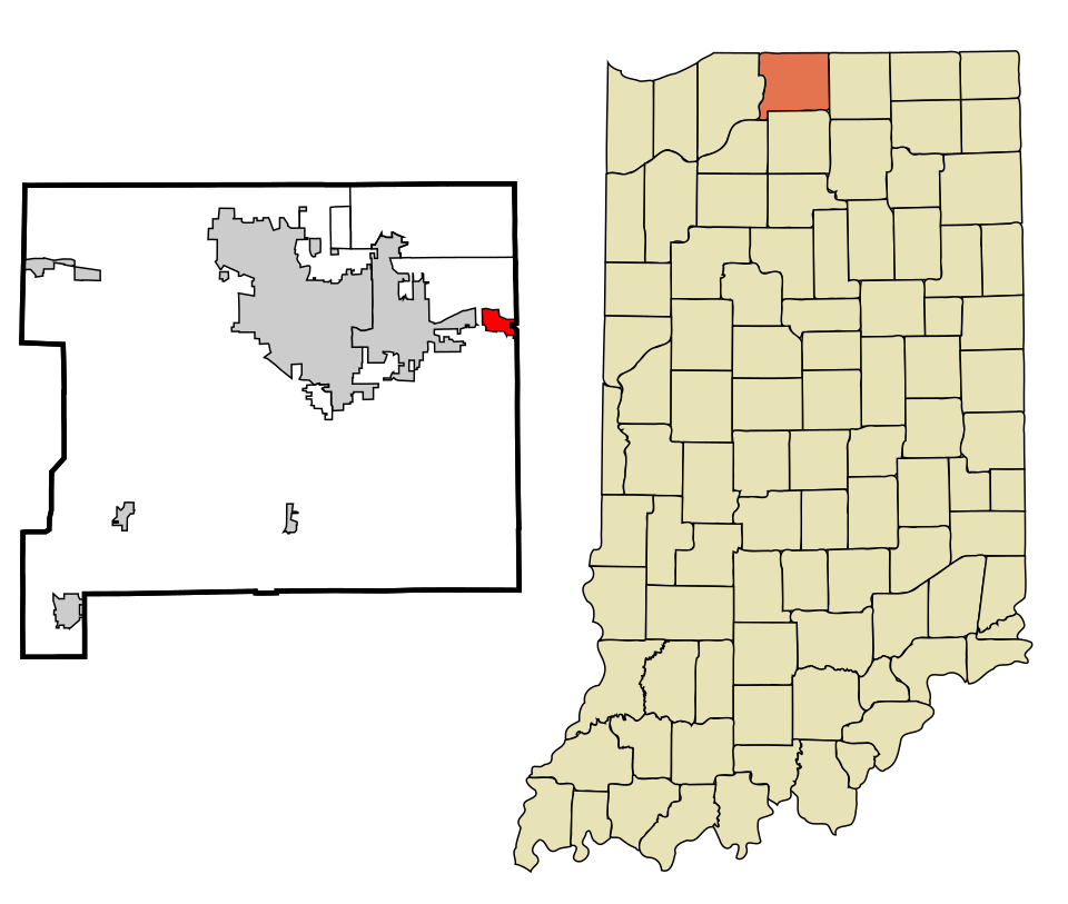 Locator map of Osceola
