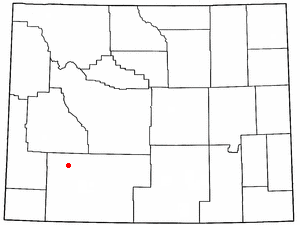 Locator map of Farson