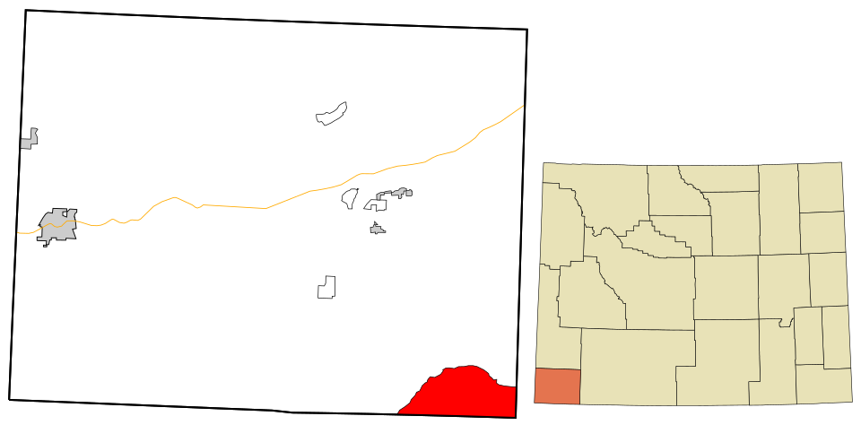 Locator map of Lonetree
