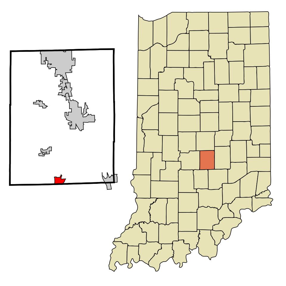 Locator map of Prince's Lakes