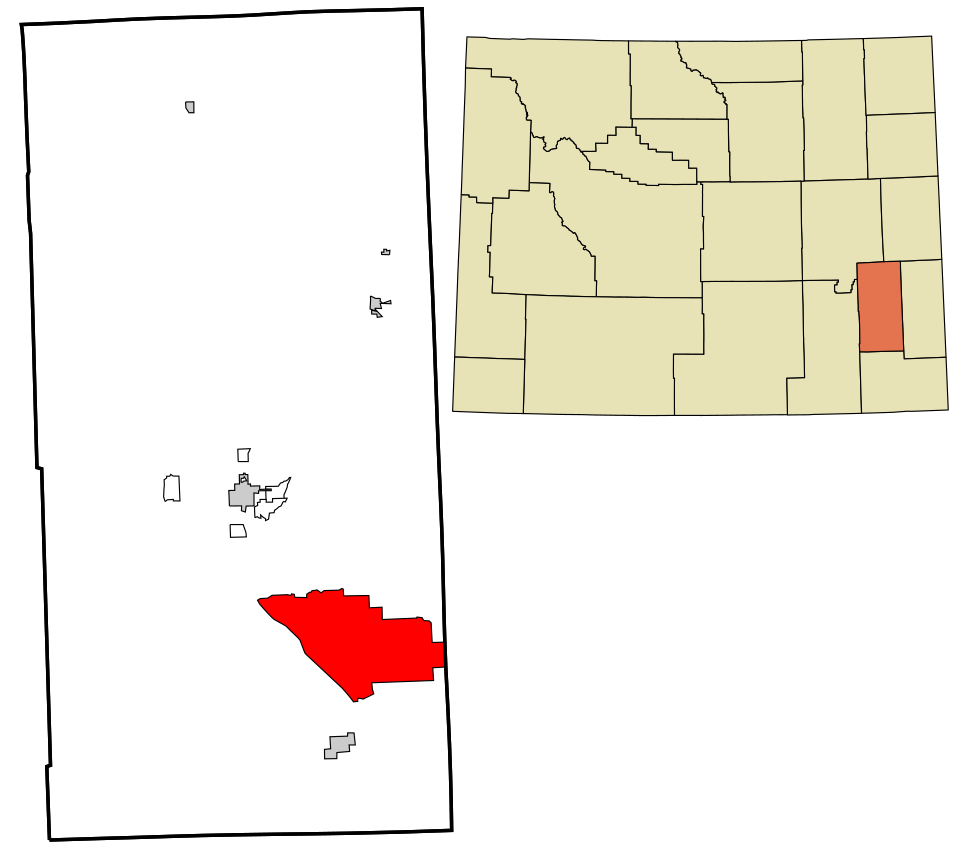 Locator map of Slater