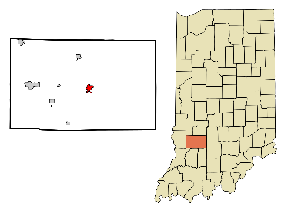 Locator map of Bloomfield