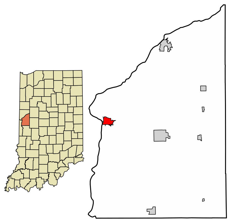 Locator map of Covington