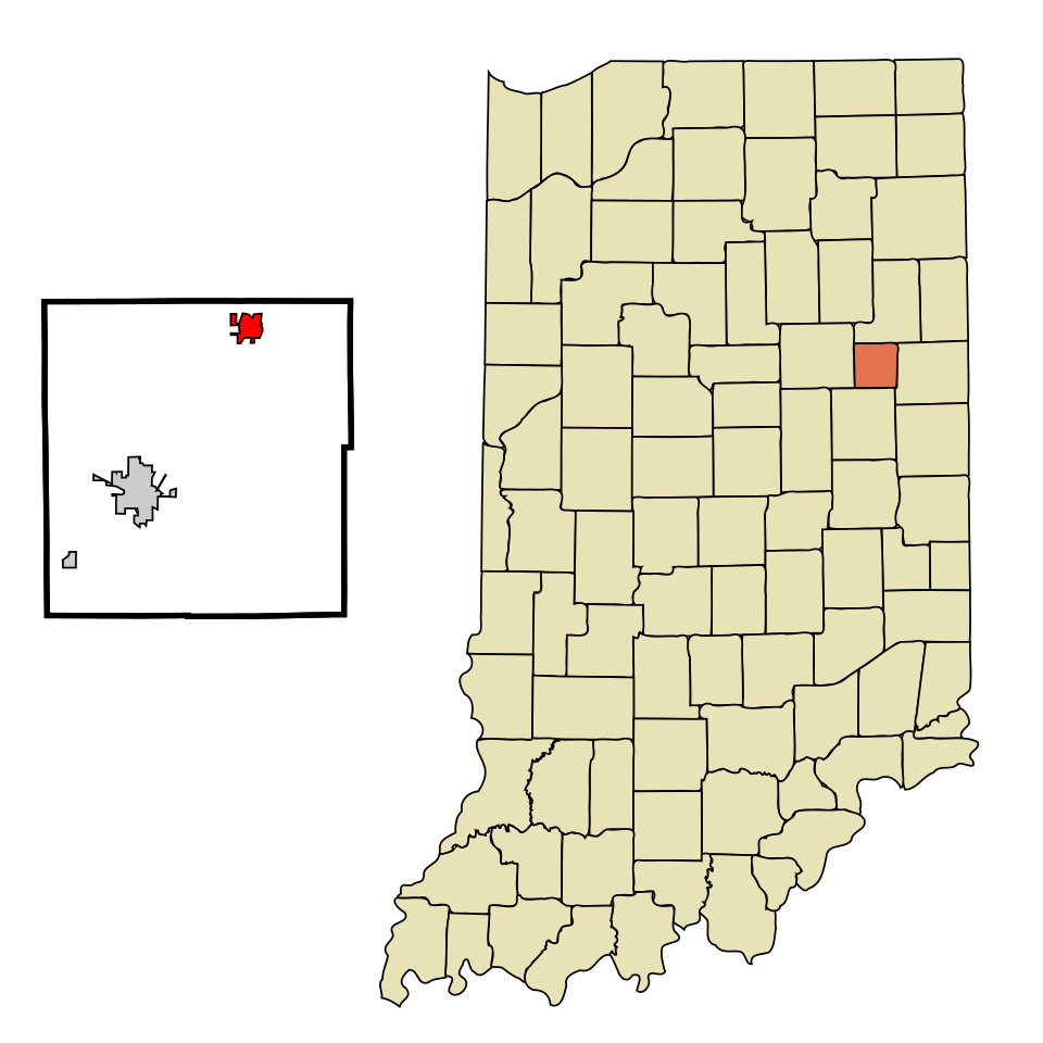 Locator map of Montpelier