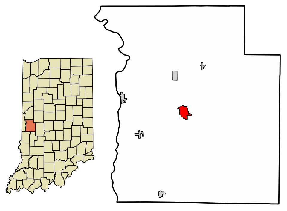 Locator map of Rockville