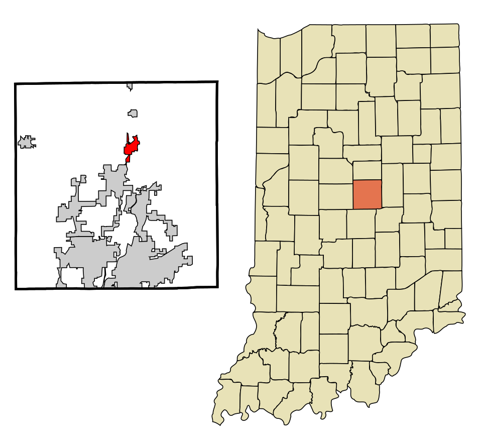 Locator map of Cicero