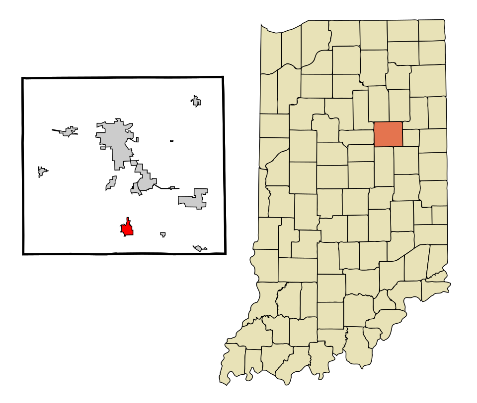 Locator map of Fairmount