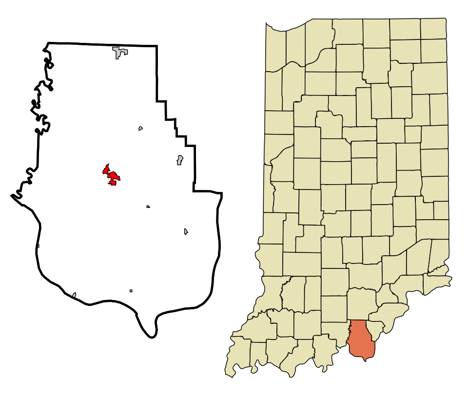 Map of Corydon