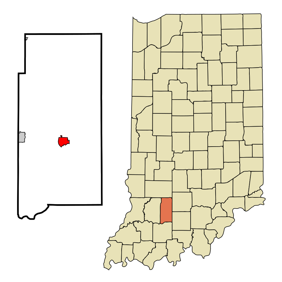 Locator map of Shoals