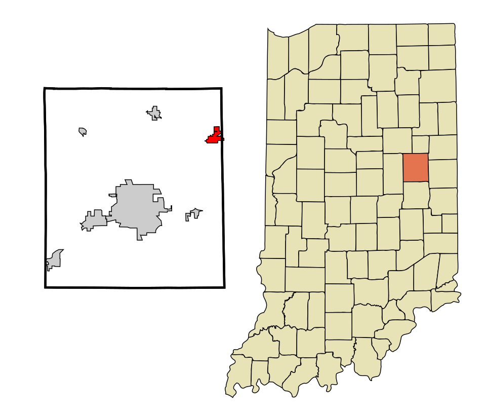 Locator map of Albany