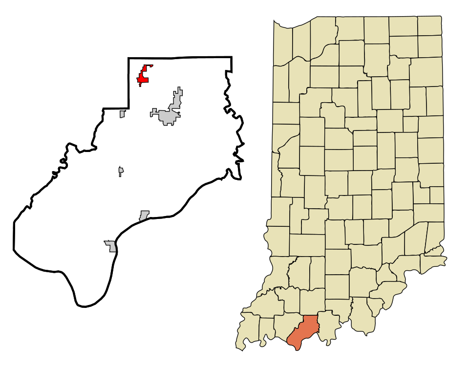 Locator map of Dale
