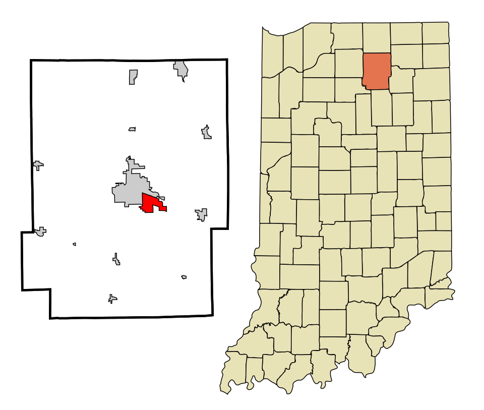 Map of Winona Lake
