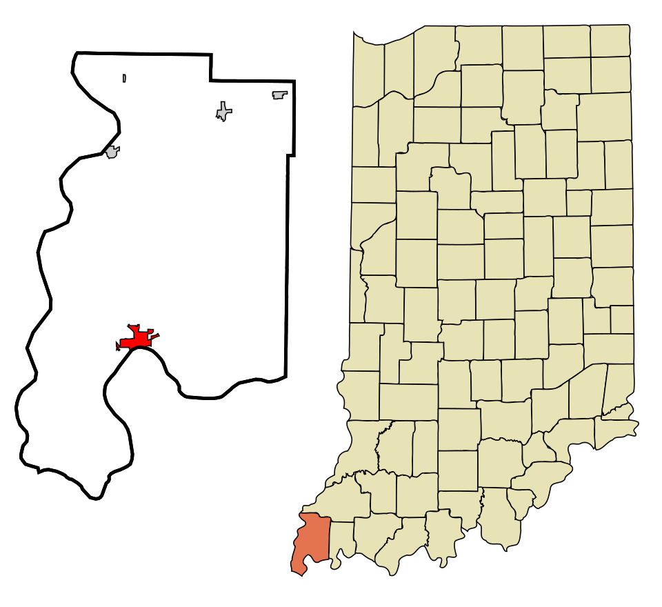 Locator map of Mount Vernon