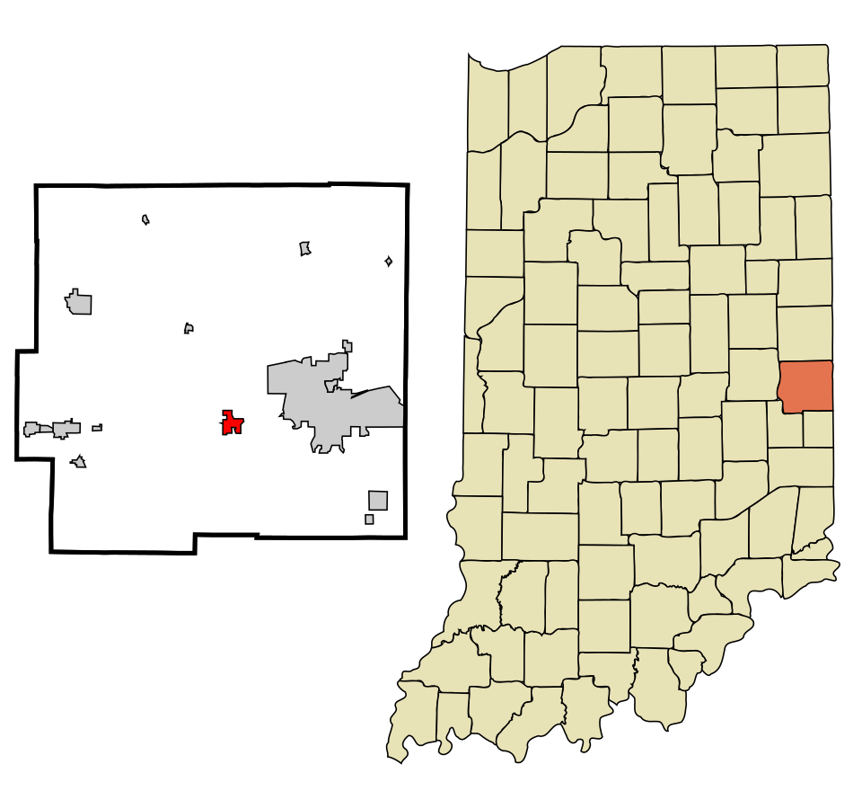 Locator map of Centerville