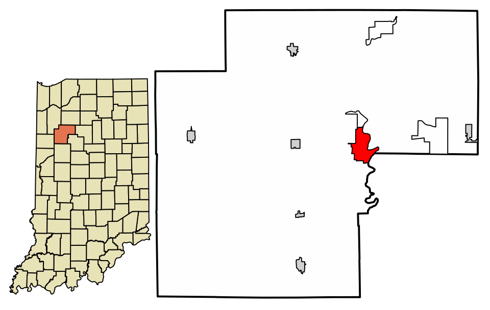 Locator map of Monticello