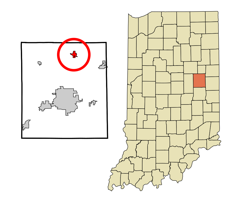 Locator map of Eaton
