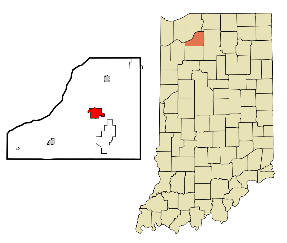 Locator map of Knox