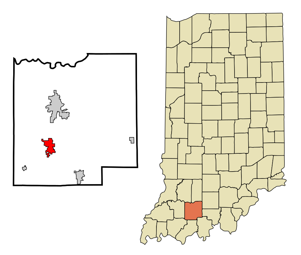 Map of Huntingburg