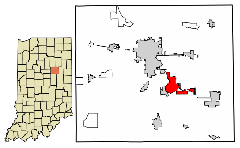 Locator map of Gas