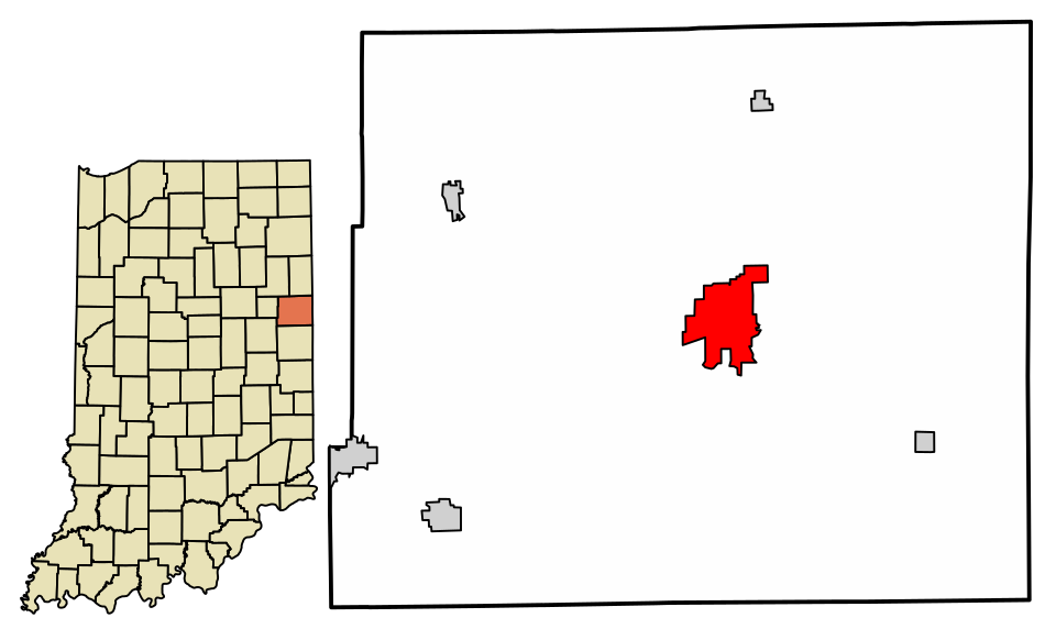Locator map of Portland