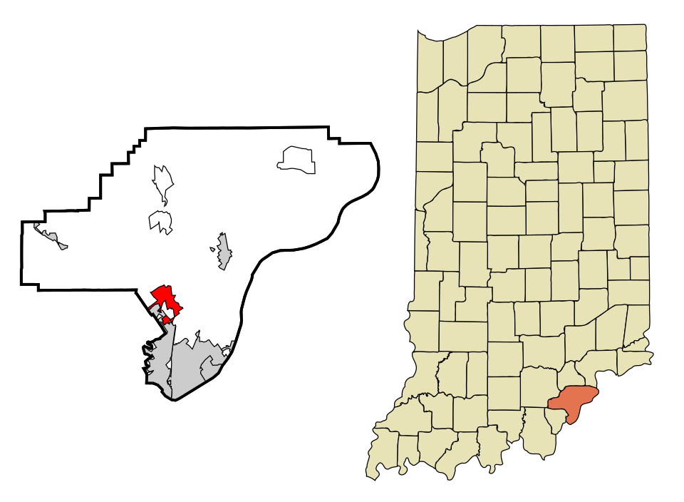 Map of Sellersburg