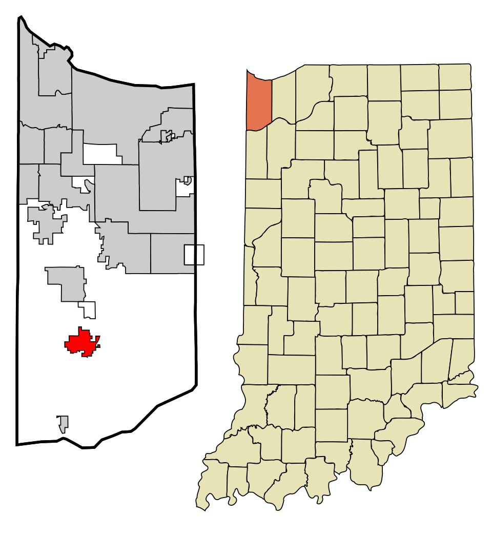 Locator map of Lowell