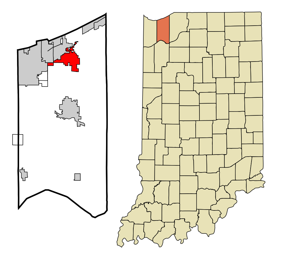 Map of Chesterton