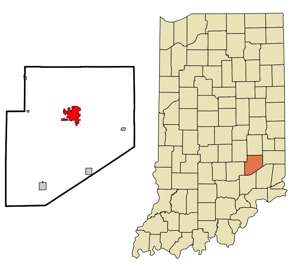 Map of Greensburg