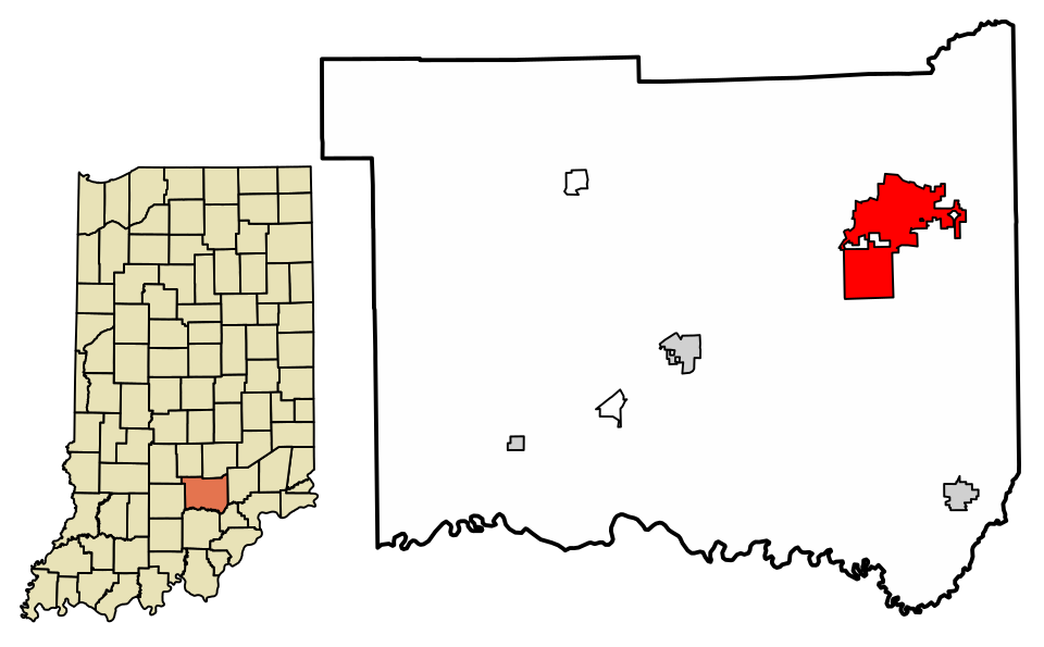 Locator map of Seymour