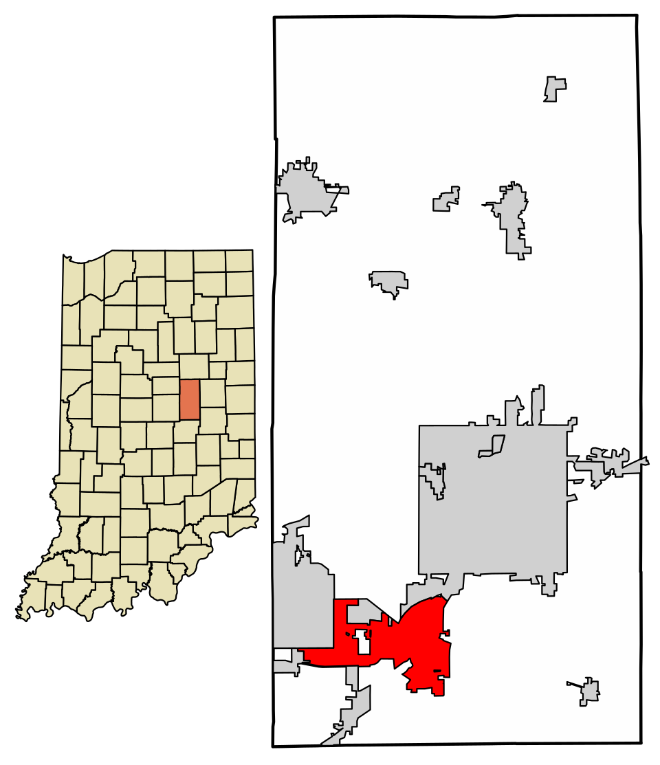 Locator map of Pendleton