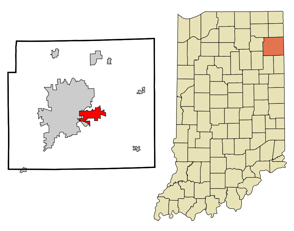 Locator map of New Haven
