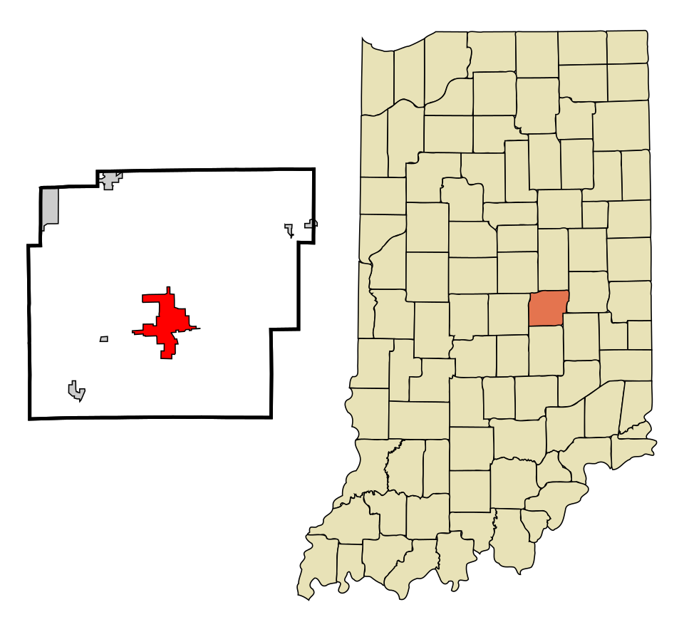 Locator map of Greenfield
