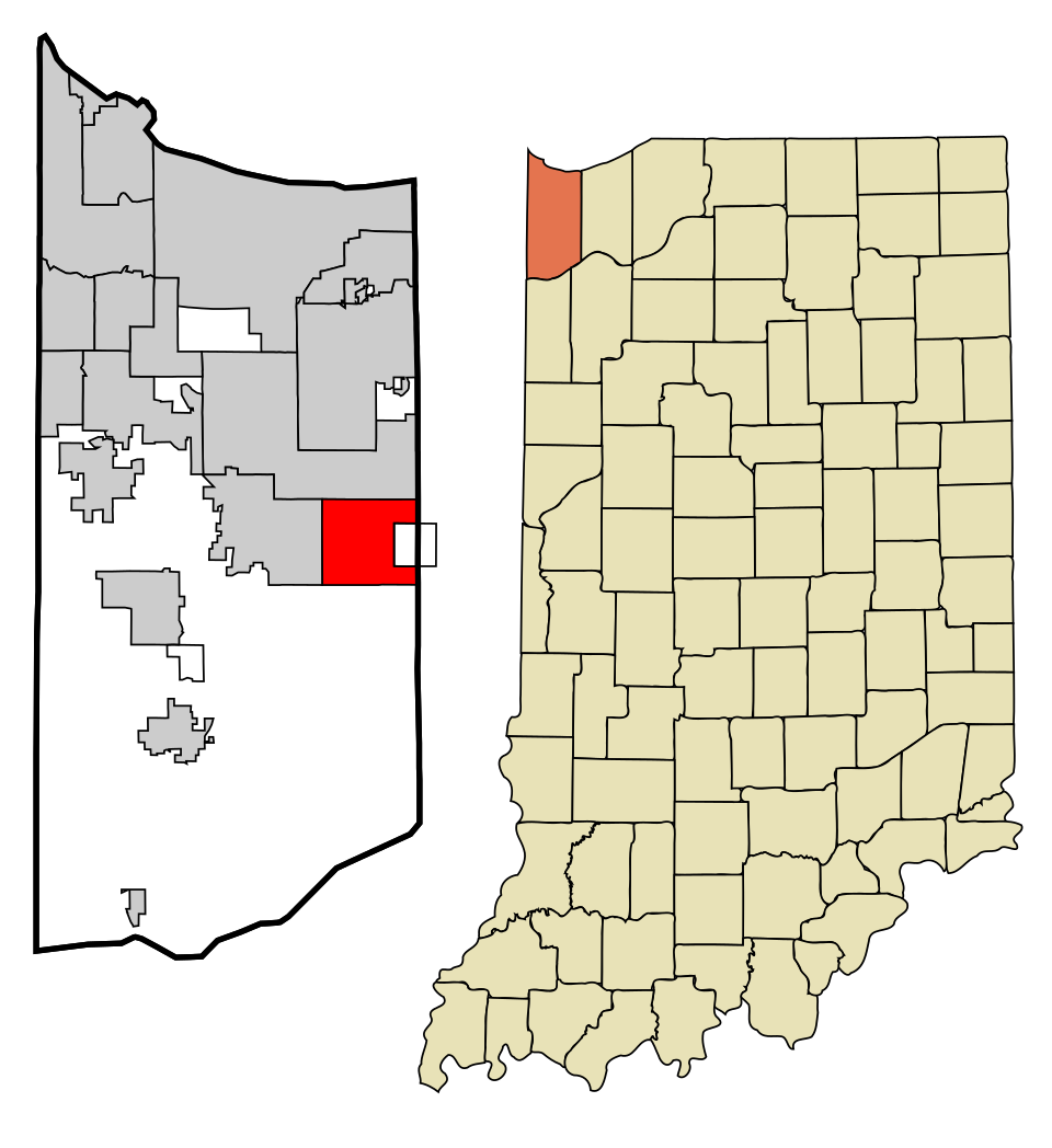 Locator map of Winfield