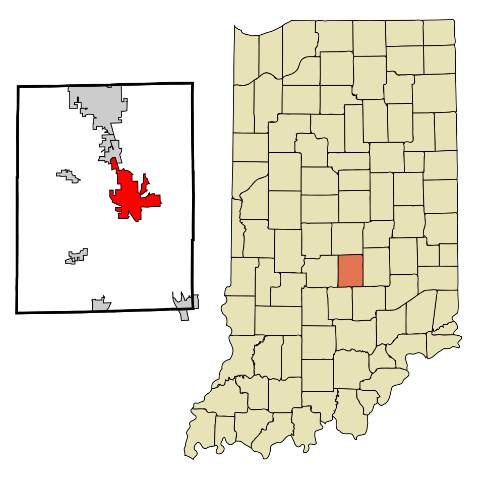 Locator map of Franklin