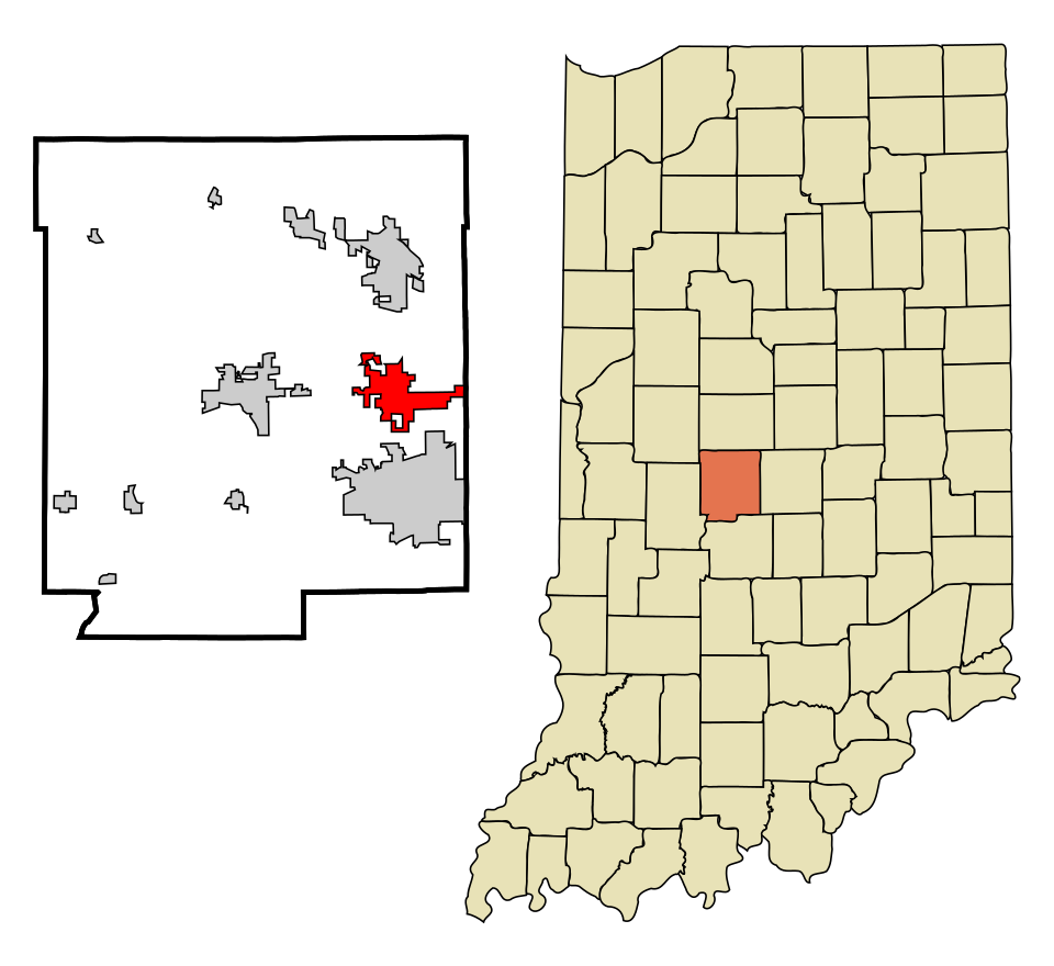 Locator map of Avon