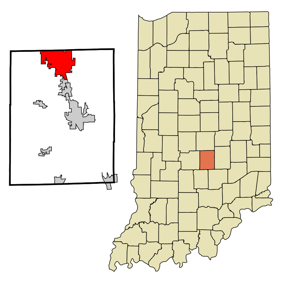 Locator map of Greenwood