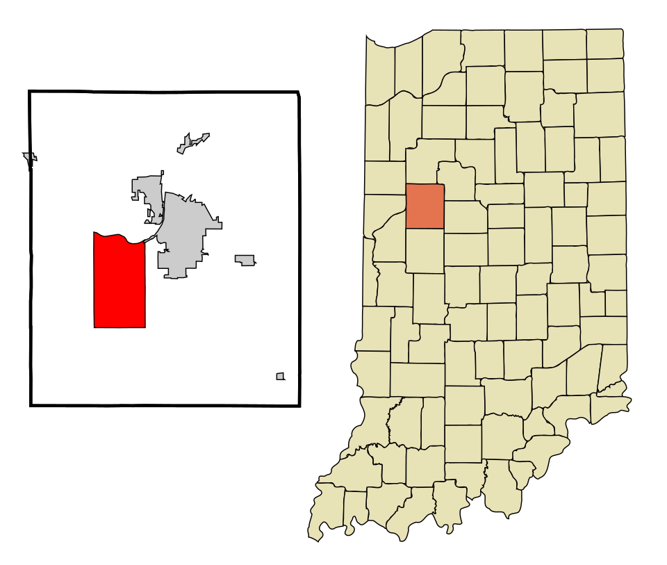 Locator map of Shadeland