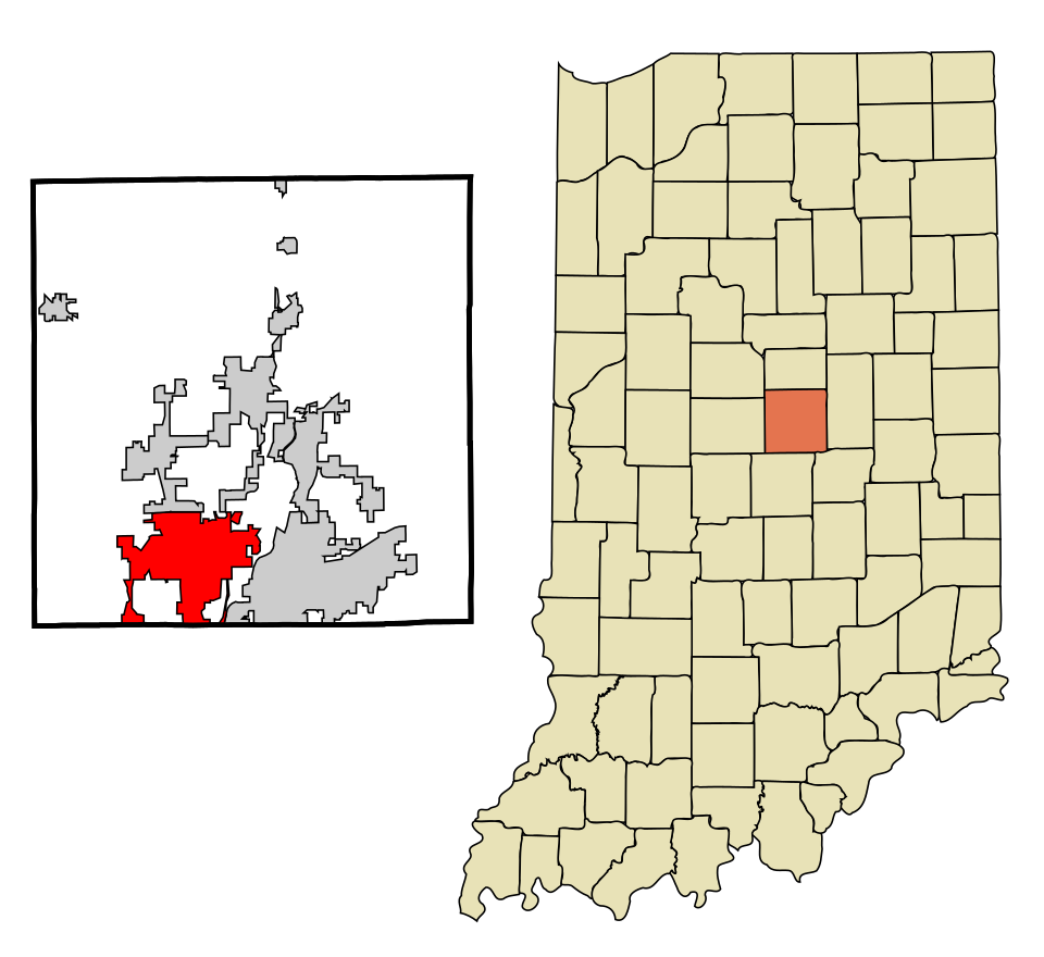 Locator map of Carmel