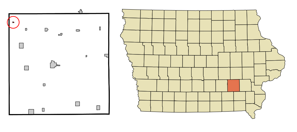 Locator map of Gibson