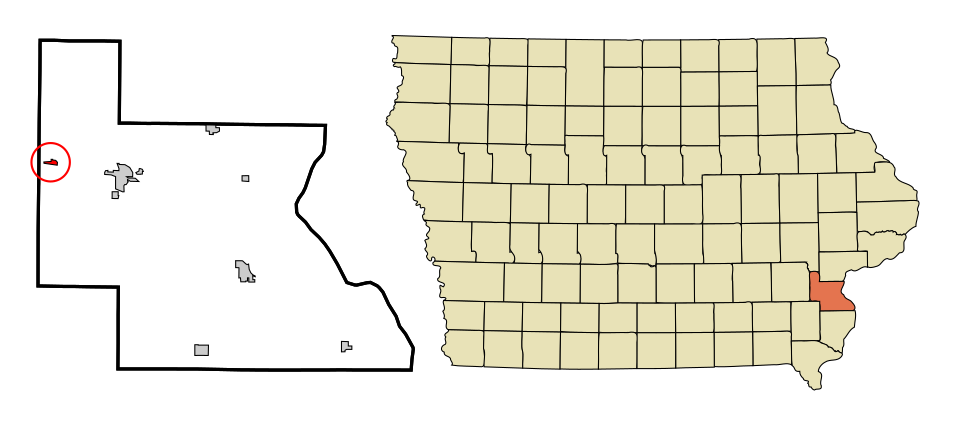 Locator map of Cotter