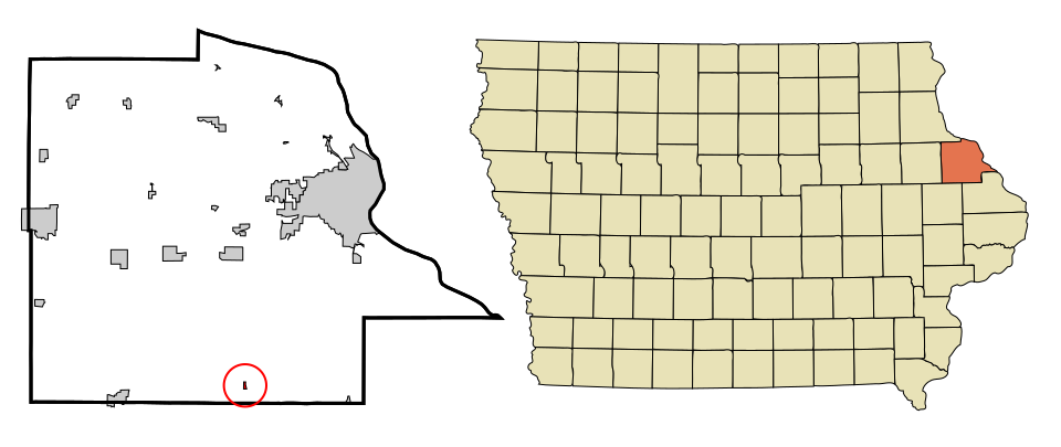 Locator map of Bernard