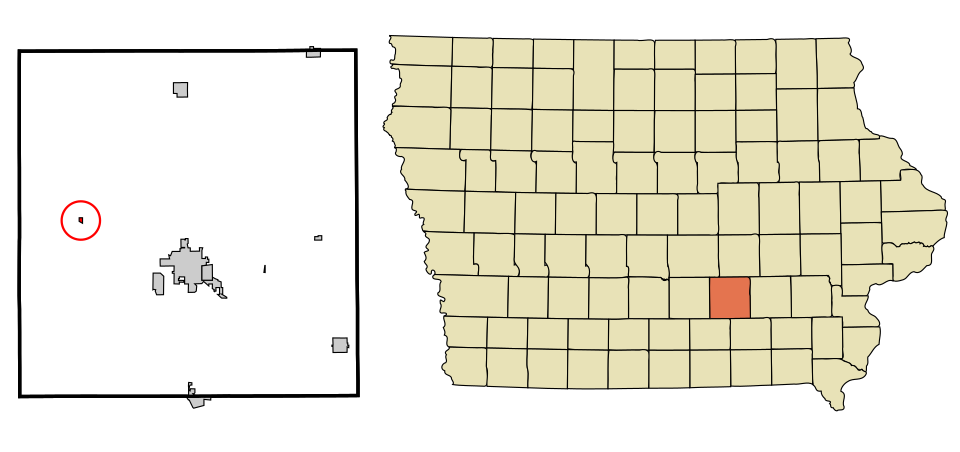 Locator map of Leighton