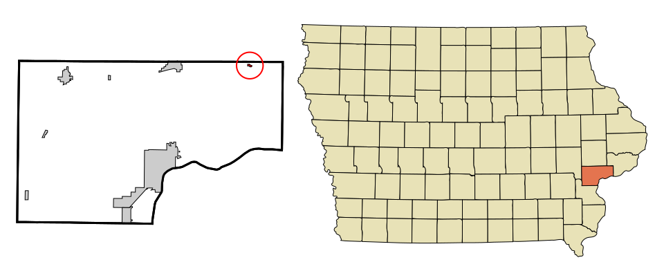 Locator map of Stockton