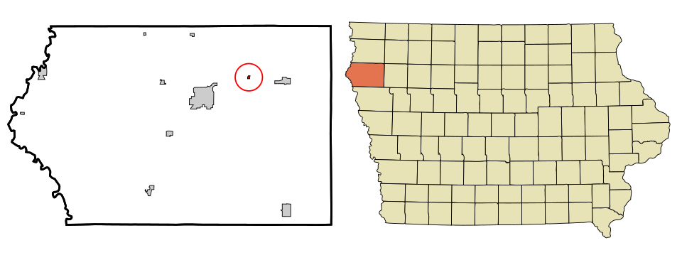 Locator map of Oyens